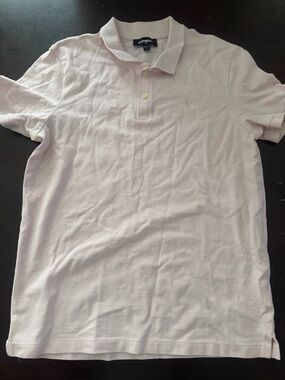 Express Men’s Light Pink Short-Sleeve Polo